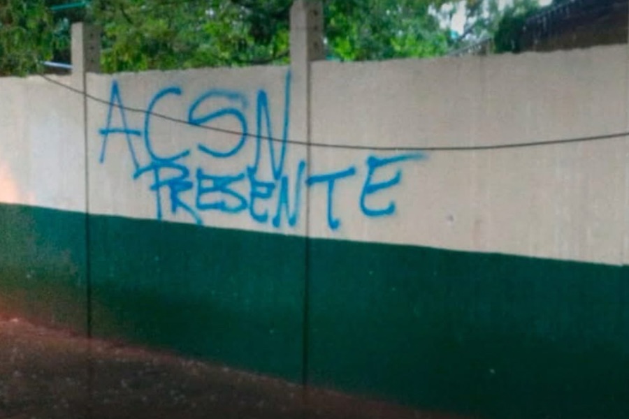 Preocupación en Valledupar por grafitis alusivos a grupo ilegal en colegio de Valledupar