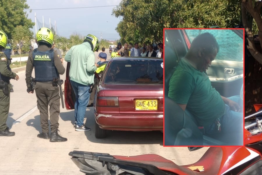 Asesinan a un hombre dentro de su vehículo en el sur de Valledupar