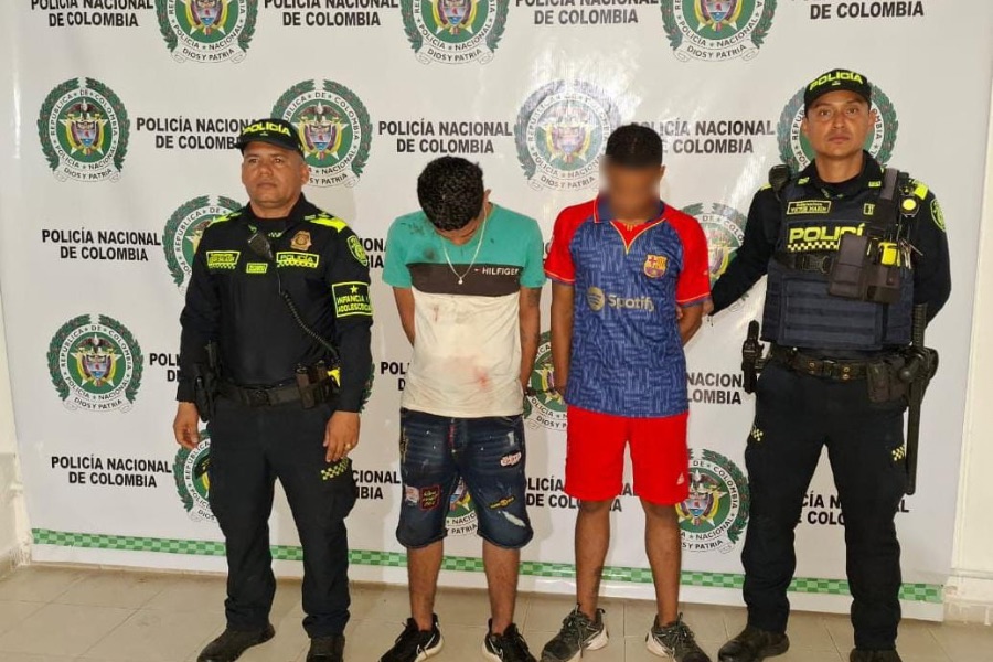 Agredieron a un comerciante en el balneario Hurtado, les dieron palotearía y los capturaron en Valledupar