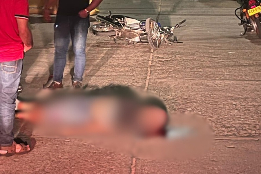 Joven de 19 años murió al estrellarse contra un poste en el barrio Santa Rita de Valledupar