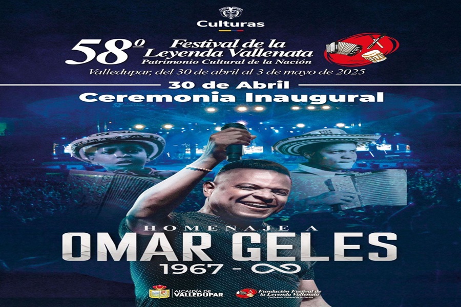 El Festival Vallenato 2025 abrirá con un emotivo homenaje musical a Omar Geles