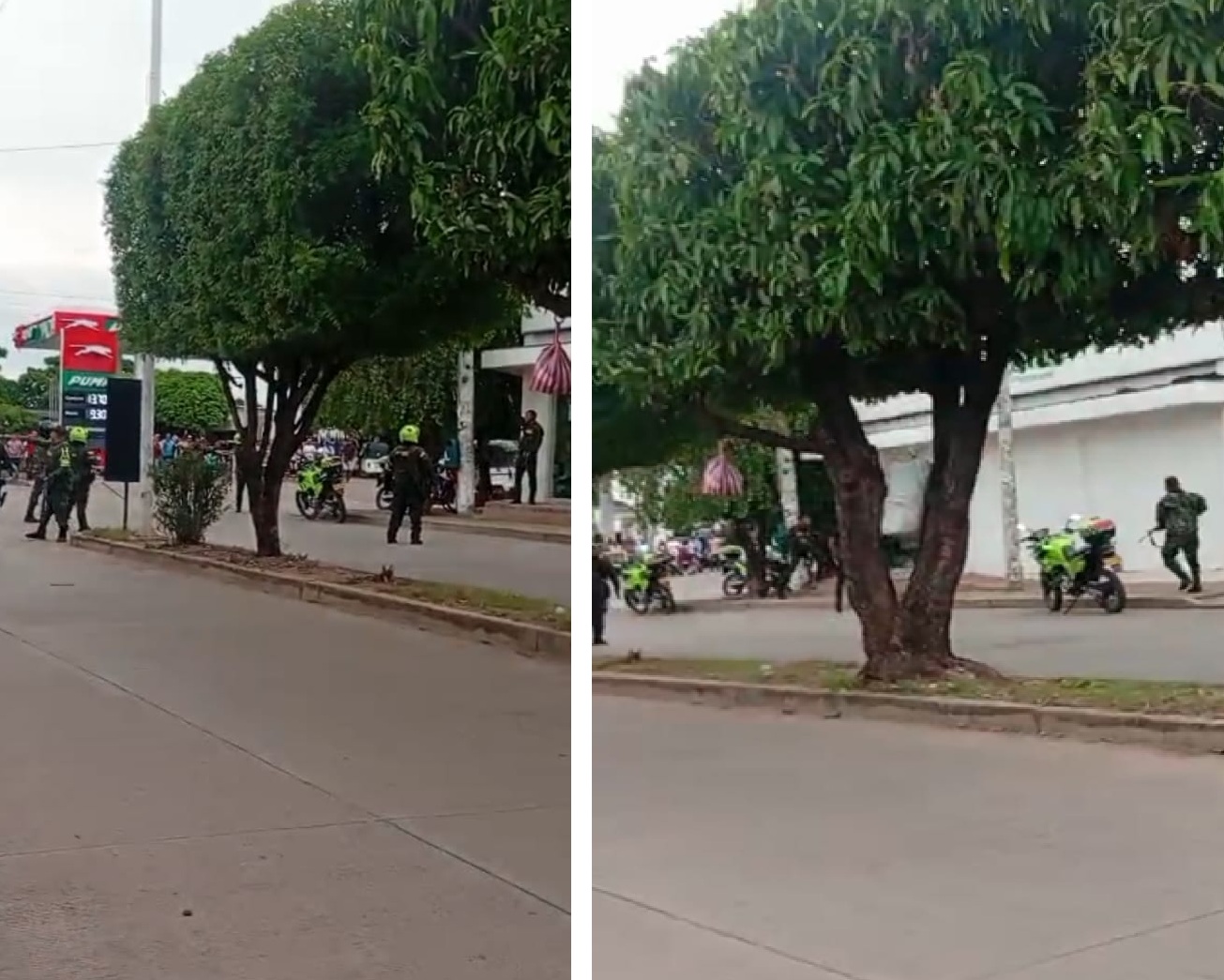 Fuerte balacera en Codazzi durante intento de atraco a una  entidad crediticia