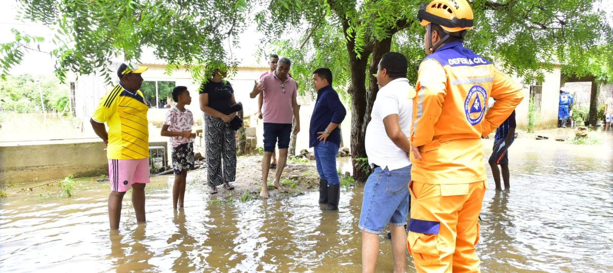 Oficina de Gestión del Riesgo del Cesar activa alertas por lluvias intensas y deslizamientos en más de 15 municipios