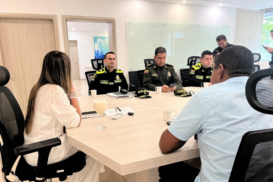Presentación del nuevo Comandante del Departamento de Policía Cesar ante la Gobernación y la Asamblea Departamental