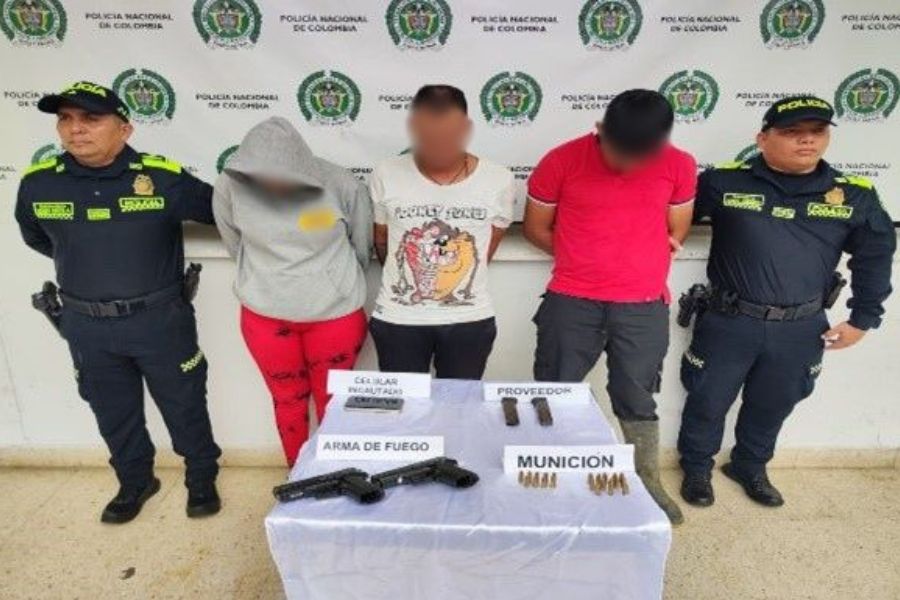 Capturan a presuntos integrantes del Frente 37 de las FARC en Gamarra, Cesar