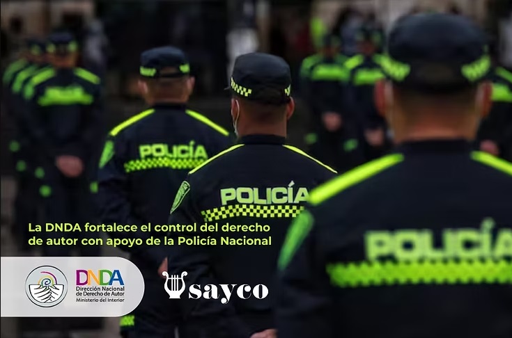 DNDA y Policía Nacional refuerzan vigilancia sobre el derecho de autor en establecimientos comerciales
