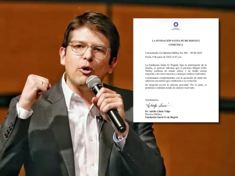 Miguel Uribe Turbay continúa en estado crítico y con pronóstico reservado, según la Fundación Santa Fe