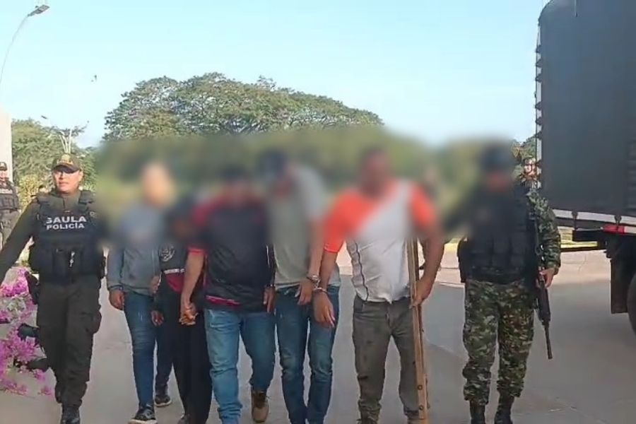 Capturan a nueve integrantes del Clan del Golfo en el Cesar: estarían detrás de extorsiones a Super Giros