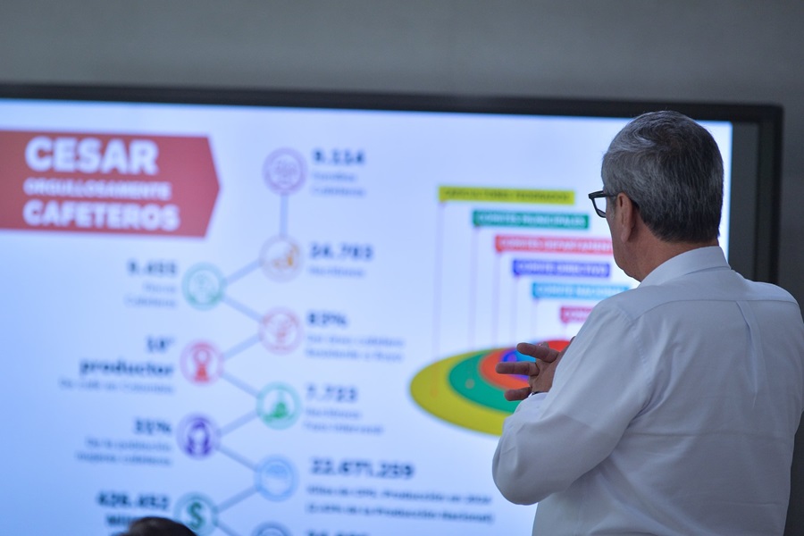 Gobernadora del Cesar reafirma compromiso con el sector cafetero en encuentro con el Comité Departamental