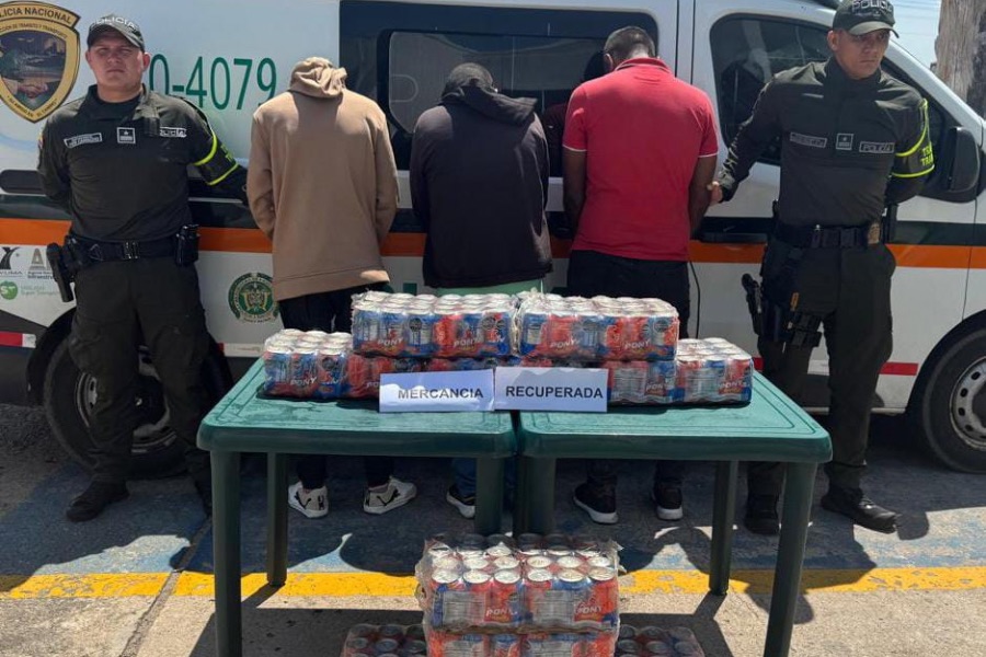 Se robaron 264 ‘Pony Maltas’ y los capturaron en Bosconia, Cesar 