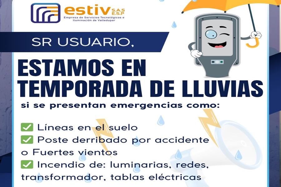 ESTIV activa línea de atención 24/7 ante emergencias por ola invernal