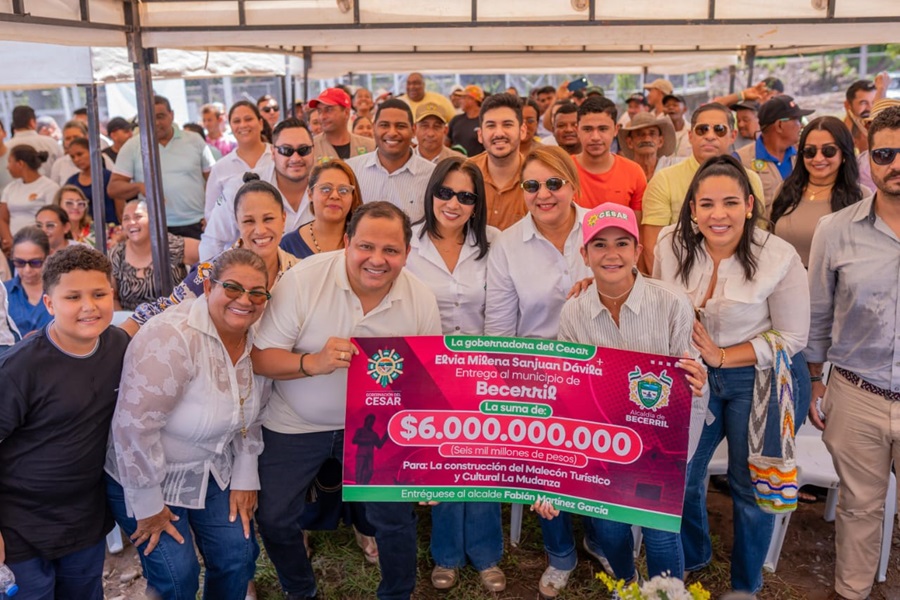 Gobierno del Cesar impulsa a Becerril y San Diego con inversión de $9.000 millones