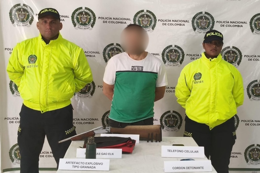 Capturado presunto integrante de red de apoyo al ELN en La Jagua de Ibirico