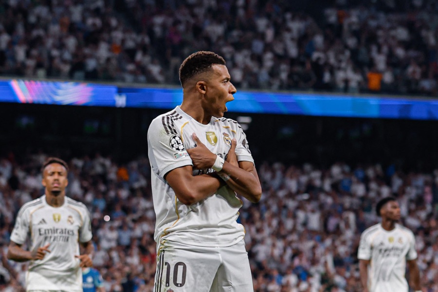 Mbappé rescata al Real Madrid en un debut sufrido en Champions