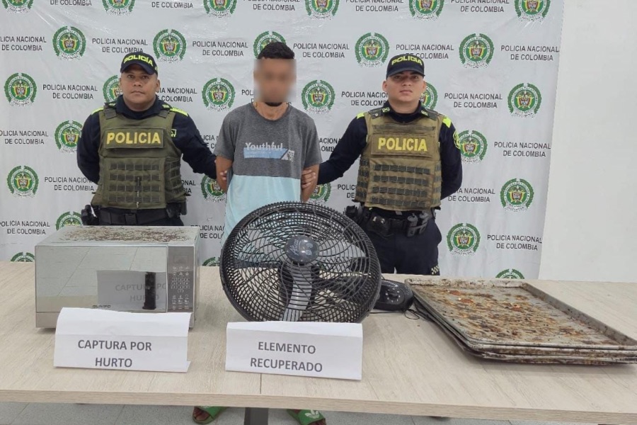 Intentó presuntamente robarse unas latas de panadería y lo capturaron en Codazzi, Cesar 