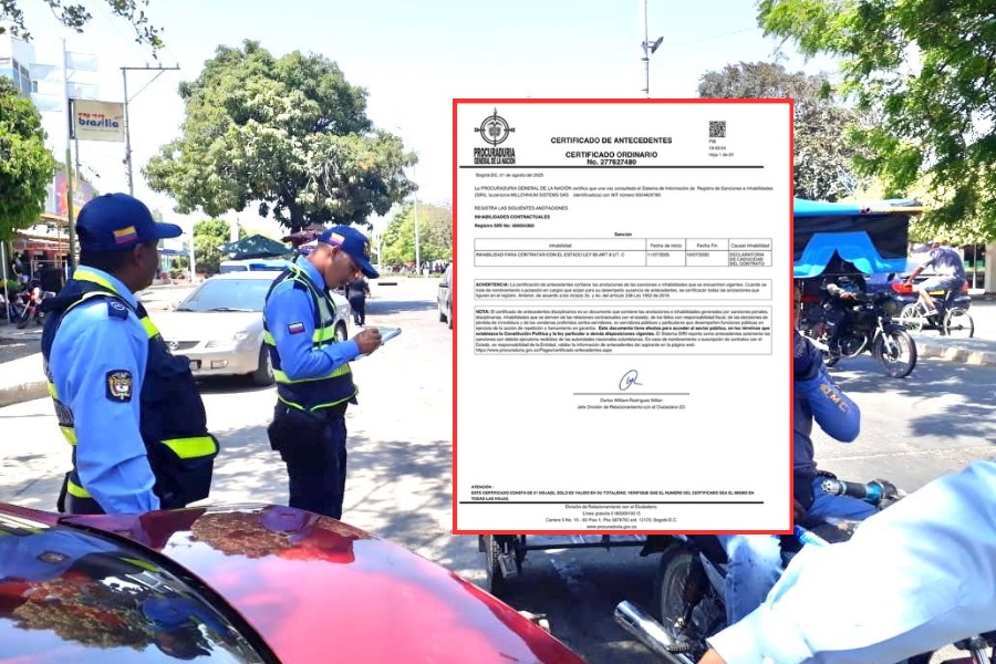 Inhabilitan a Millennium Sistems S.A.S.: la Procuraduría confirma patrón de incumplimientos en Fonseca y Codazzi