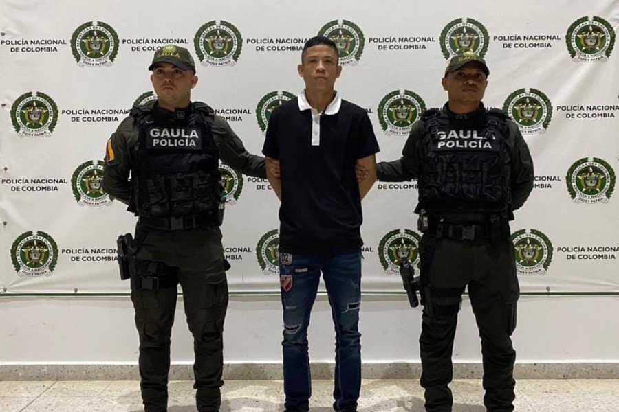 Capturado alias ‘Felipe’, presunto extorsionista del GAO Sierra Nevada en Valledupar