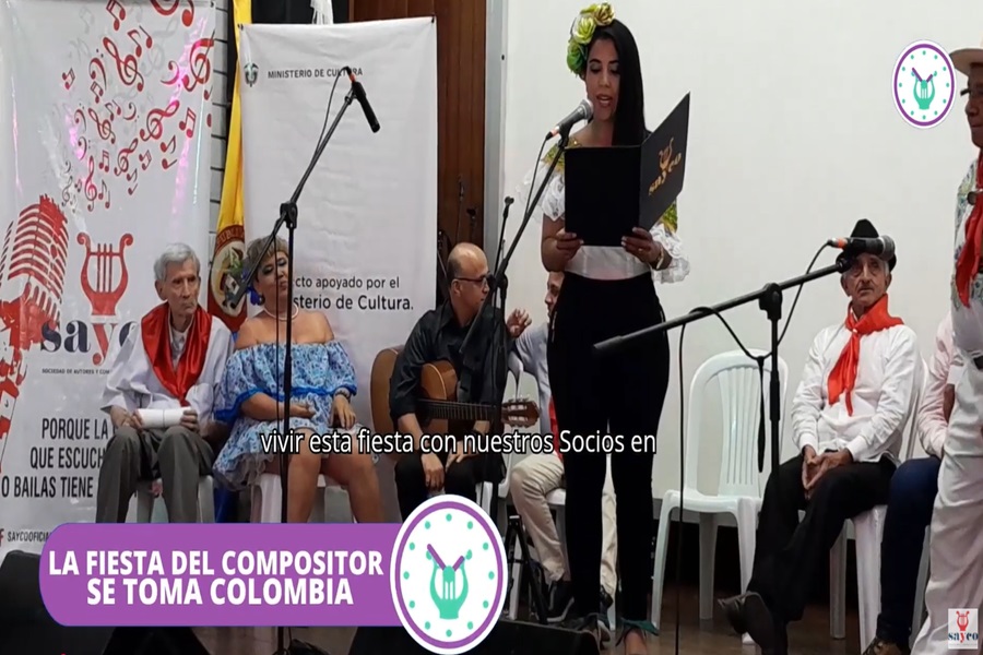 SAYCO celebra el Mes del Compositor con unión, talento y orgullo musical colombiano