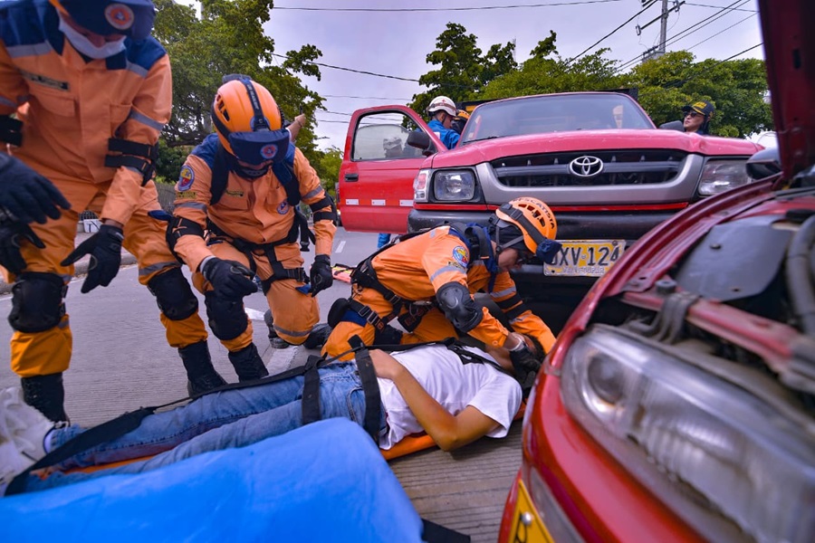 Más de 10 mil personas participaron en simulacro que confirmó la preparación de Valledupar ante emergencias