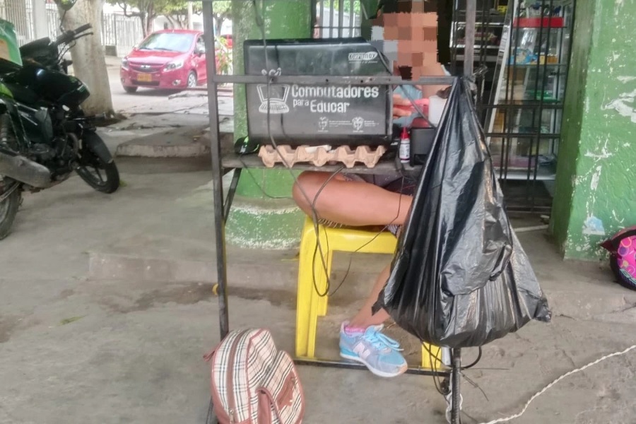 Denuncian uso de computador de “Computadores para Educar” en puesto de miniloterías en Valledupar