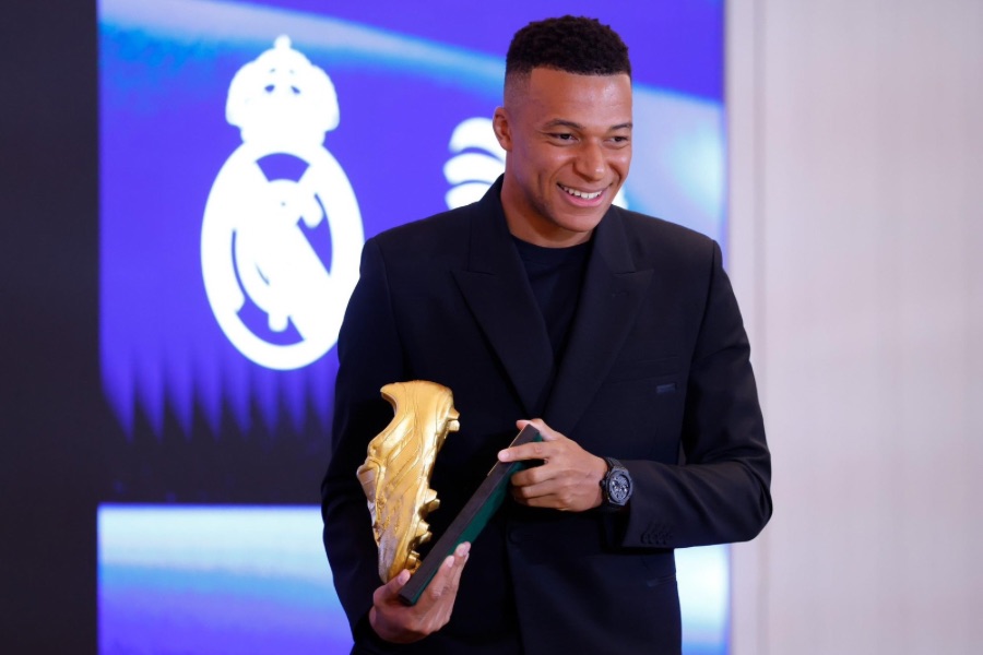 Mbappé gana su primera Bota de Oro con el Real Madrid tras una temporada brillante