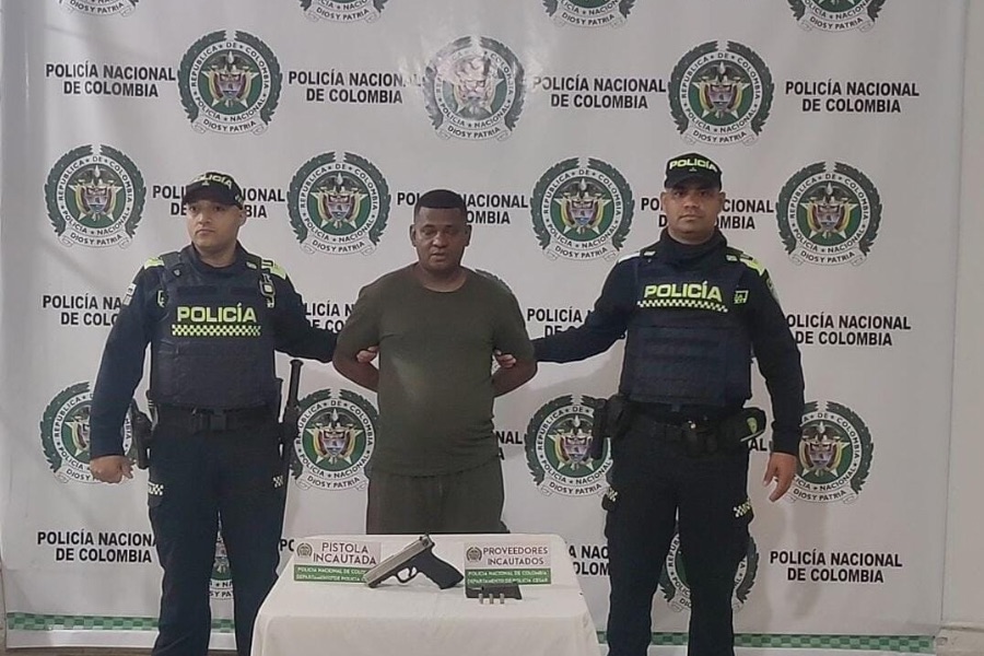 Hombre le disparó a su pareja en medio de discusión y lo capturaron en Valledupar