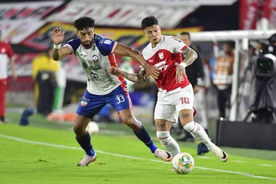 Alianza Valledupar queda eliminado tras caer ante Santa Fe en Bogotá
