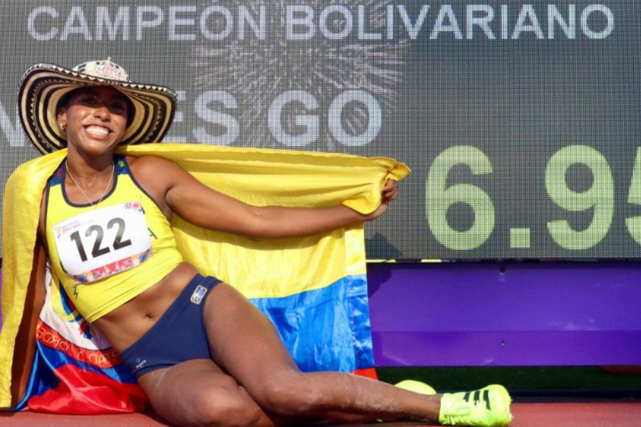 Natalia Linares rompe récord nacional de Caterine Ibargüen y se consagra en los Bolivarianos