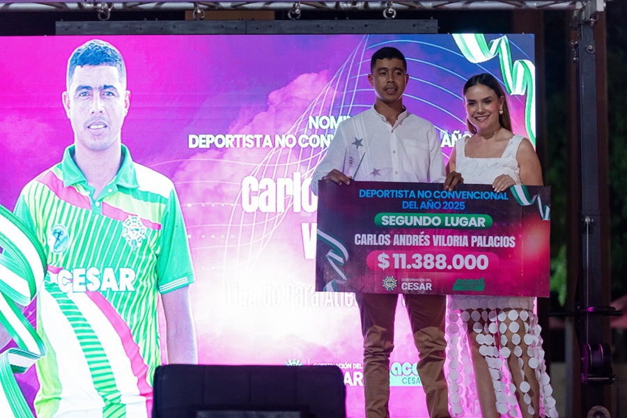 El Cesar exaltó a sus campeones en la Gala de lo Mejor del Deporte 2025
