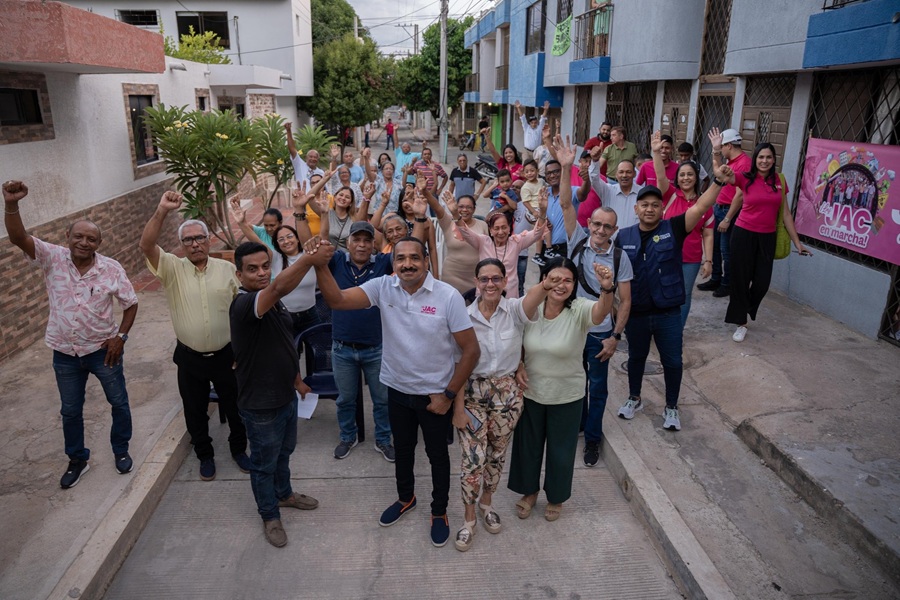 Juntas de Acción Comunal impulsan el desarrollo vial en Valledupar con apoyo del Gobierno del Cesar